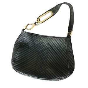 CYNTHIA ROWLEY large clip strap Leather Quilted Bag